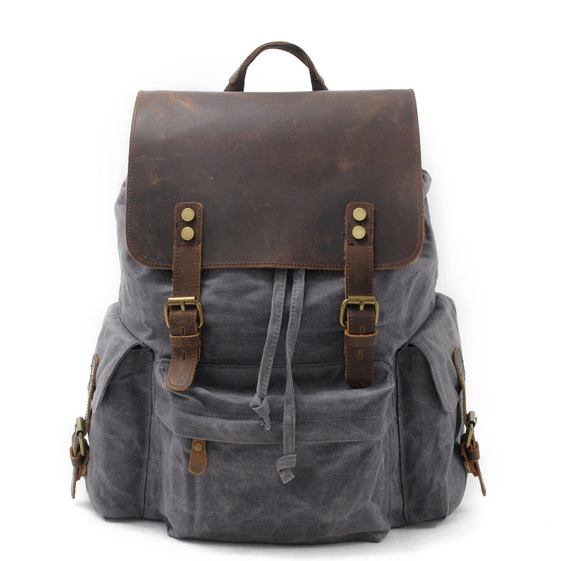 men's canvas backpack, view 8 - MRSLM