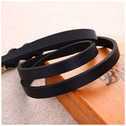 Heavy-duty leather dog leash, view 3 - MRSLM