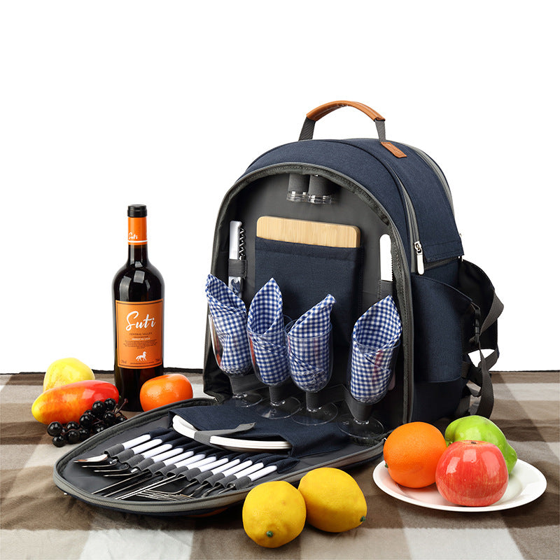 Four-person picnic backpack set - MRSLM