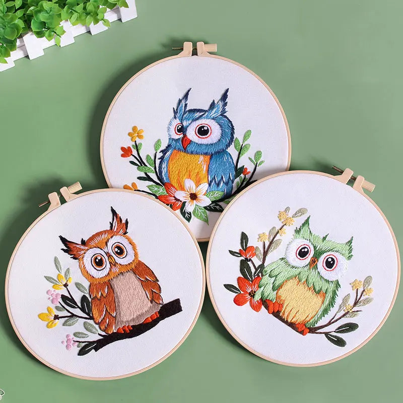flower embroidery starter kit, view 7 - MRSLM