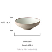 ceramic ramen noodle bowl, view 6 - MRSLM