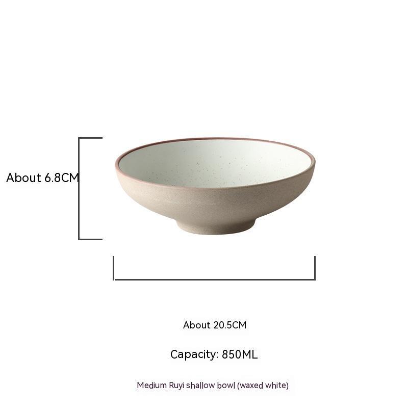 ceramic ramen noodle bowl, view 6 - MRSLM