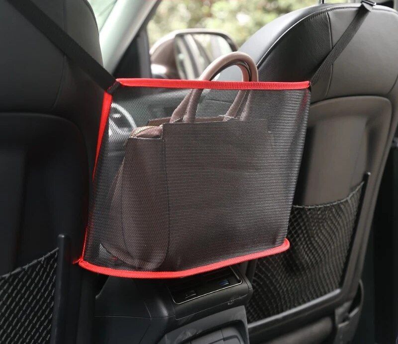 Car seat organizer with pet barrier, view 3 - MRSLM