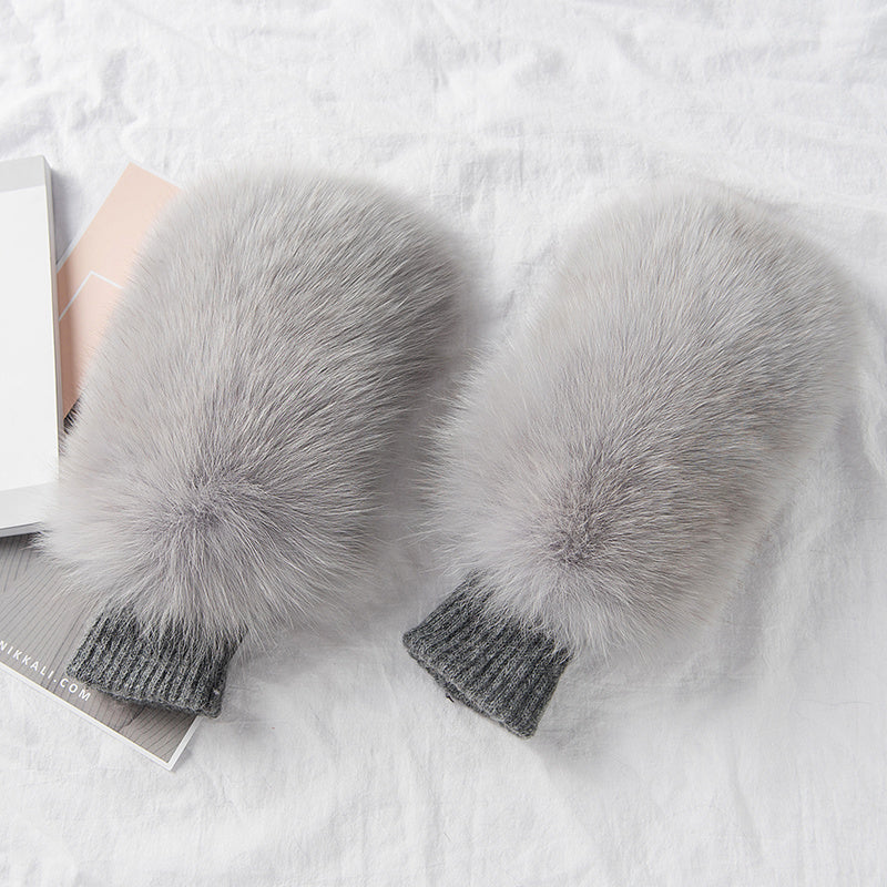 Women's warm winter mittens, view 7 - MRSLM