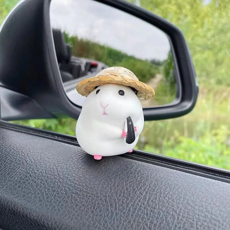 hamster dashboard doll car decoration, view 5 - MRSLM
