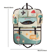 Large car seat back organizer for kids, view 6 - MRSLM
