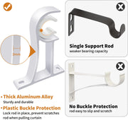aluminum curtain rod brackets, view 9 - MRSLM