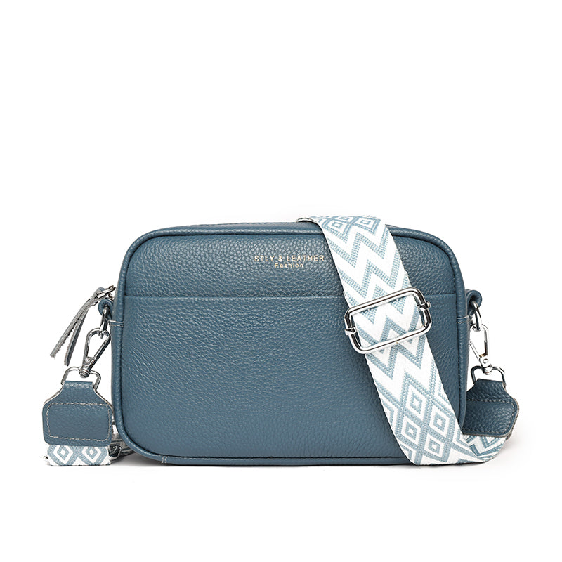 leather crossbody bag, view 7 - MRSLM