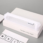 transparent mesh zipper cosmetic bag, view 8 - MRSLM