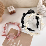 bow knot lace mesh headband, view 5 - MRSLM