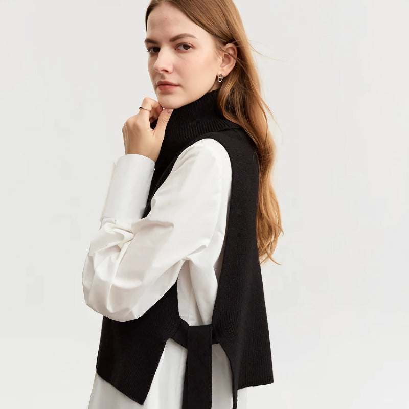 women's knit vest, view 7 - MRSLM