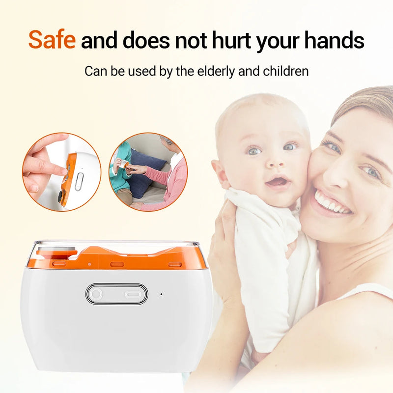 2-in-1 electric nail clipper and grinder, view 7 - MRSLM