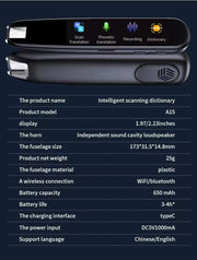 scanning translation pen multi-language, view 8 - MRSLM
