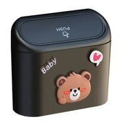 Compact cartoon car garbage bin, view 8 - MRSLM