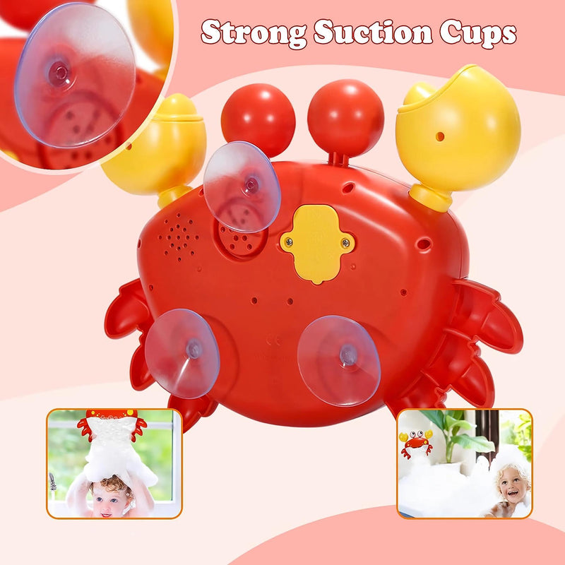 crab bubble bath toy, view 8 - MRSLM