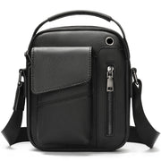 men's leather crossbody bag, view 9 - MRSLM