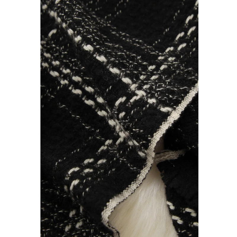plaid wool scarf pashmina shawl, view 8 - MRSLM