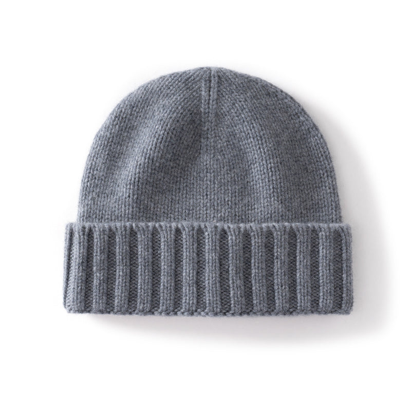 Thick cuffed knit beanie unisex, view 7 - MRSLM