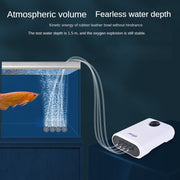 silent aquarium air pump, view 4 - MRSLM