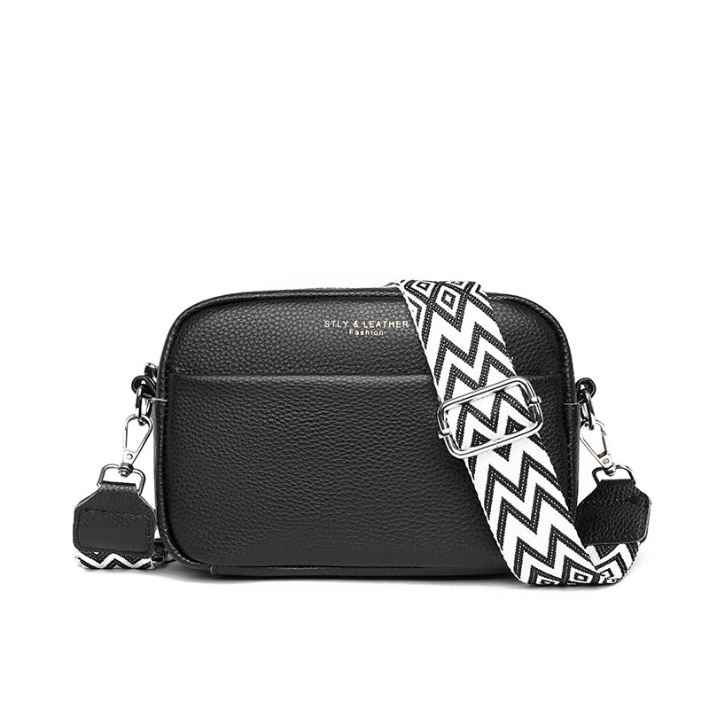 leather crossbody bag, view 9 - MRSLM