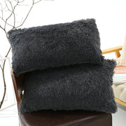 faux fur shaggy pillowcases, view 12 - MRSLM