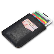Leather card holder wallet, view 5 - MRSLM