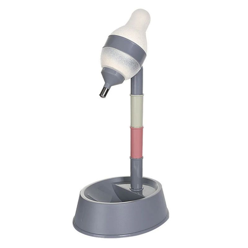 adjustable no-drip pet water dispenser stand, view 3 - MRSLM