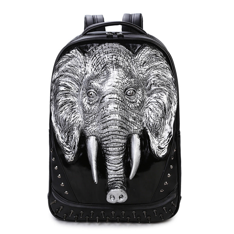 pu student schoolbag backpack, view 3 - MRSLM