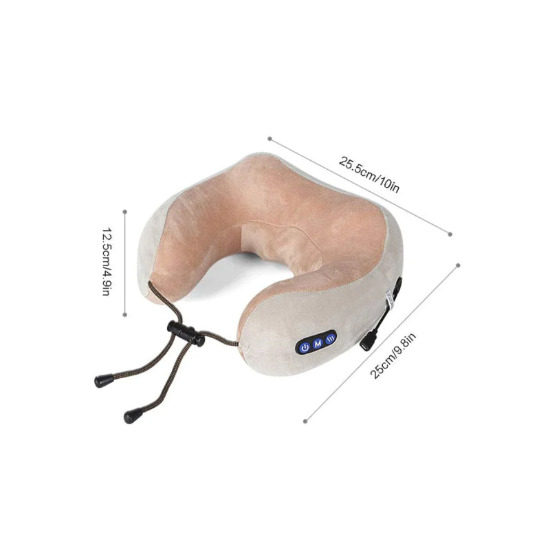 u-shaped neck massage pillow, view 7 - MRSLM