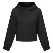 women's sports sweatshirt jacket, view 3 - MRSLM