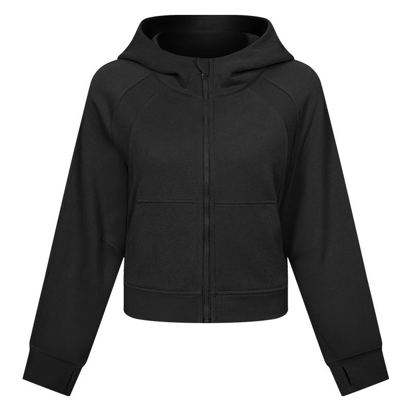 women's sports sweatshirt jacket, view 3 - MRSLM