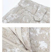 floral jacquard shorts, view 7 - MRSLM