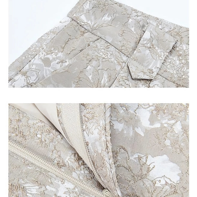 floral jacquard shorts, view 7 - MRSLM