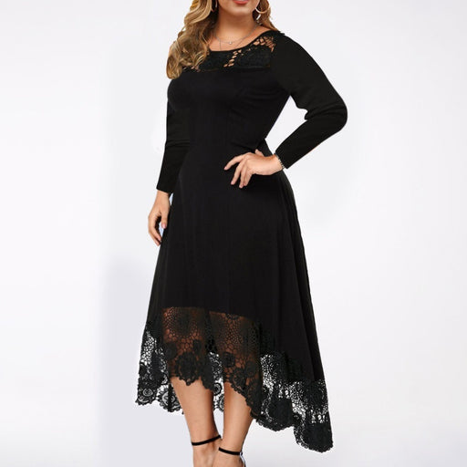 Women's lace high waist dress - MRSLM