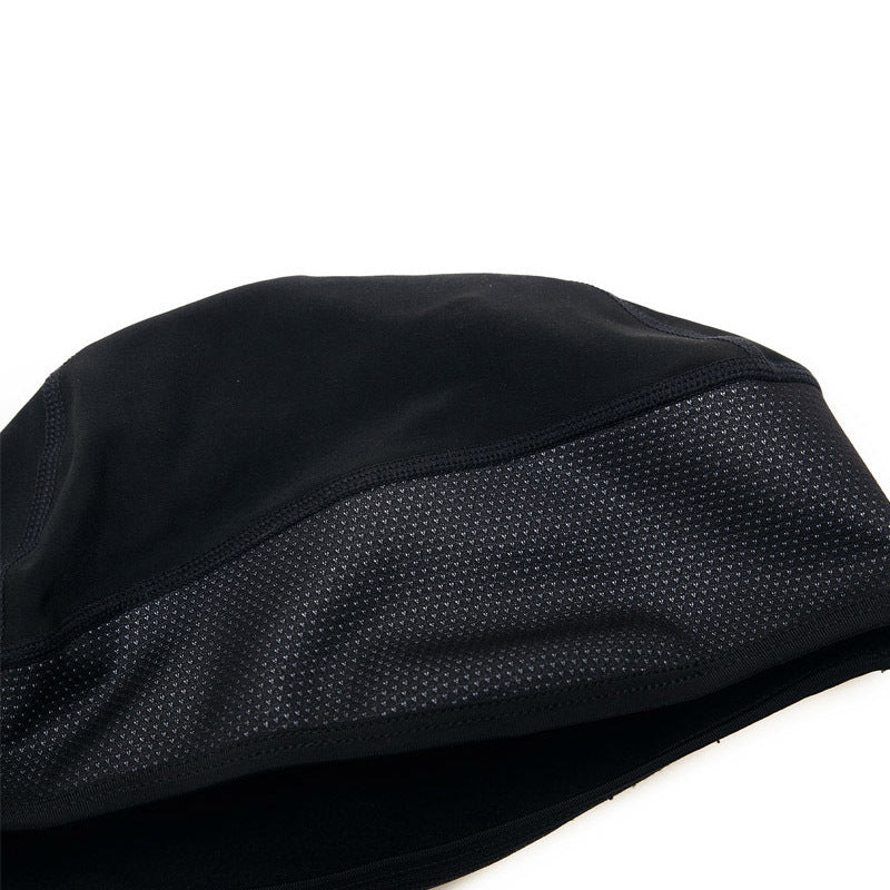 men's non-slip cycling cap black, view 3 - MRSLM