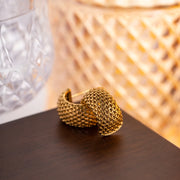 C-shaped mesh earrings, view 6 - MRSLM