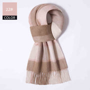 Men's plaid wool scarf, view 18 - MRSLM