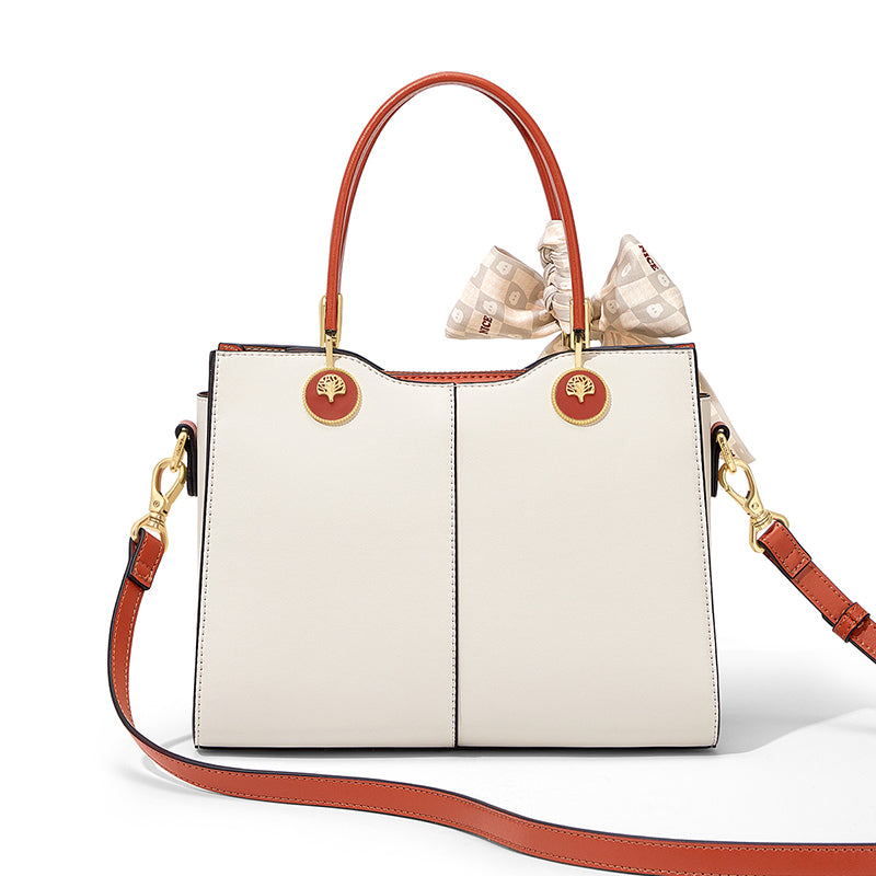 Retro bow tie top-handle crossbody bag, view 5 - MRSLM