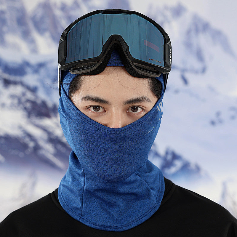 velvet windproof ski head cover, view 8 - MRSLM