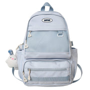 College student's large capacity backpack, view 7 - MRSLM