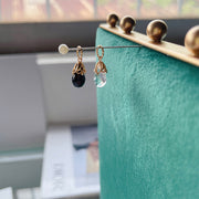 simple vintage hollow water drop necklace - MRSLM