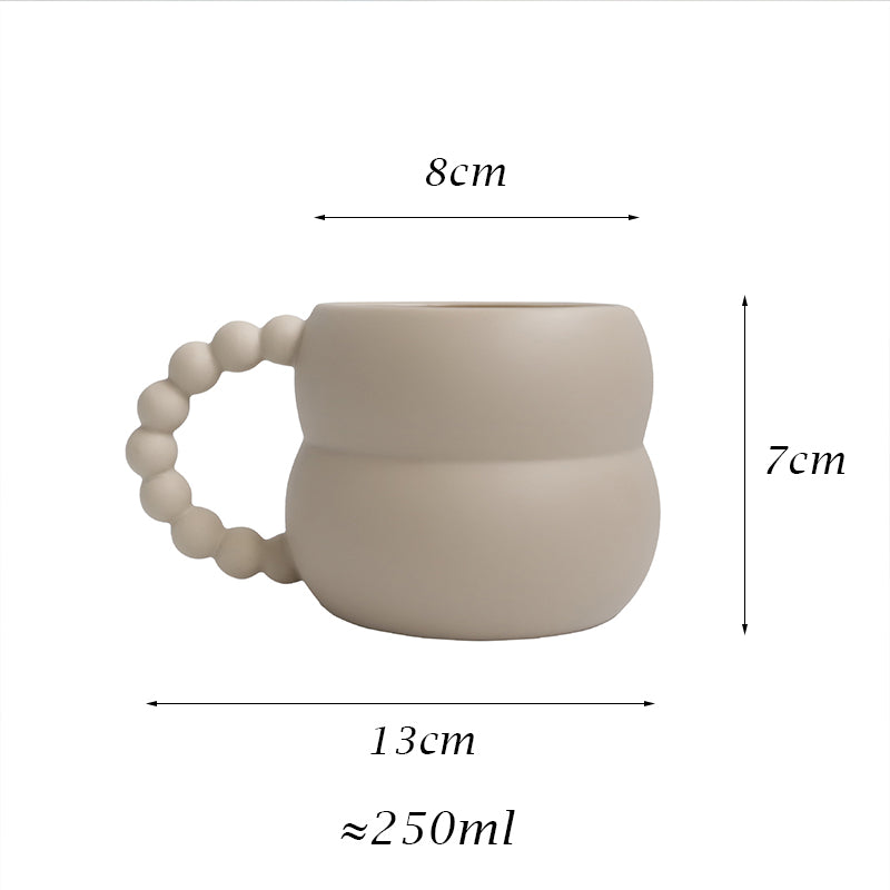 handmade ceramic mug, view 4 - MRSLM