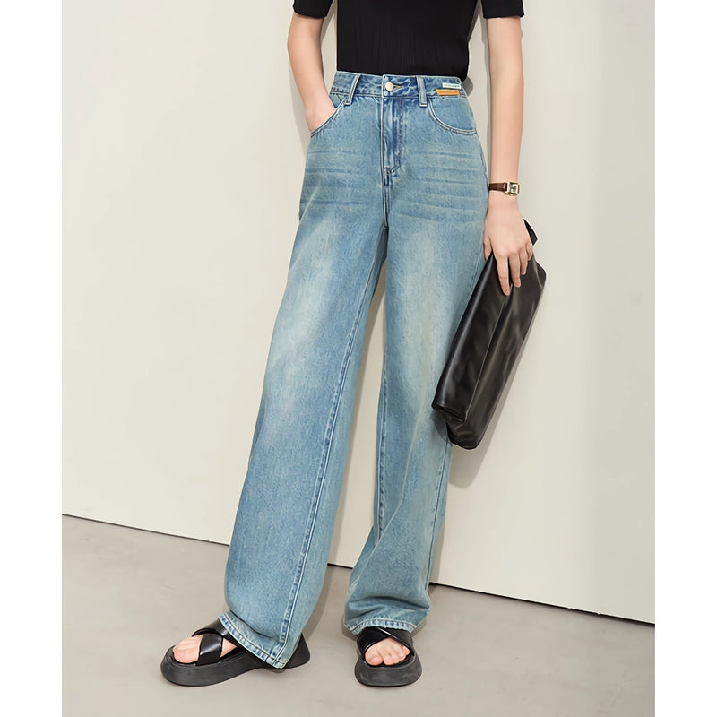 retro wide-leg jeans, view 2 - MRSLM