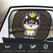 cartoon animal car window sunshades, view 10 - MRSLM