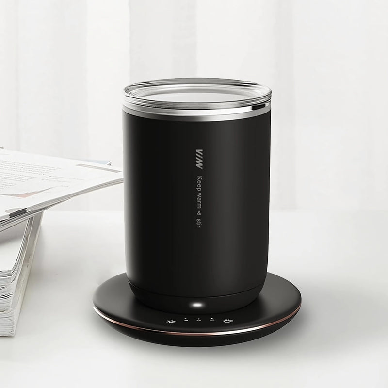 2-in-1 coffee warmer and stirring mug, view 5 - MRSLM