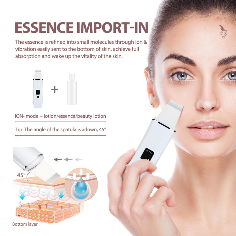 ultrasonic blackhead remover scrubber, view 6 - MRSLM