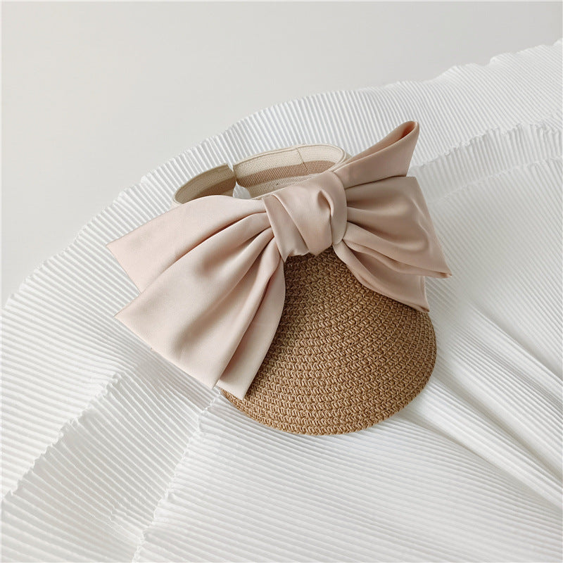 open top straw sun hat, view 4 - MRSLM