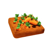 plush carrot snuffle mat chew toy, view 2 - MRSLM