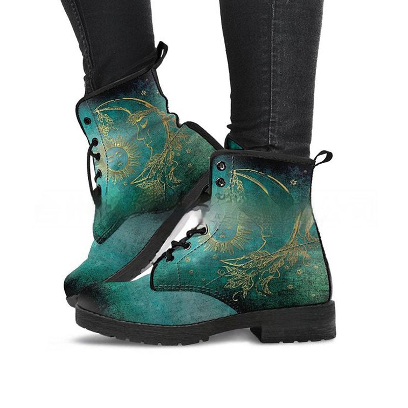 Printed lace-up high-top boots, view 10 - MRSLM