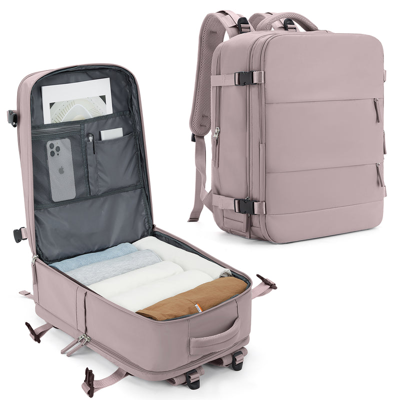 nylon travel backpack, view 6 - MRSLM